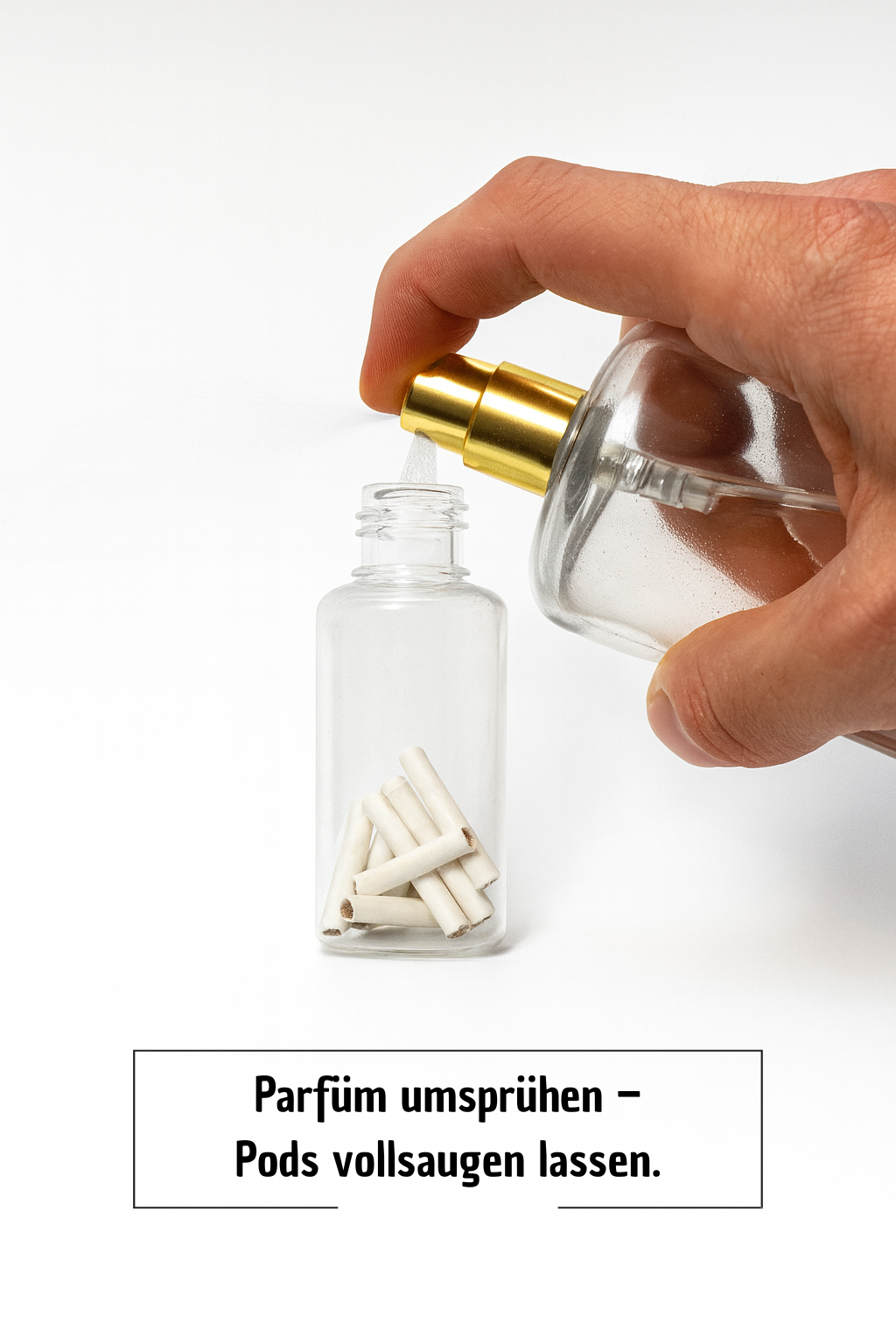 Sprühflaschen mit Pods